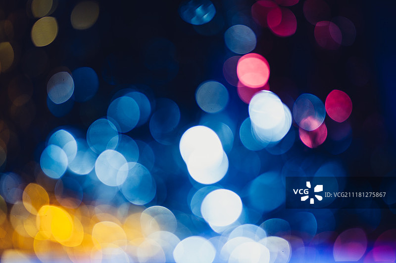 明亮的圣诞节散景壁纸，非常醒目的颜色图片素材