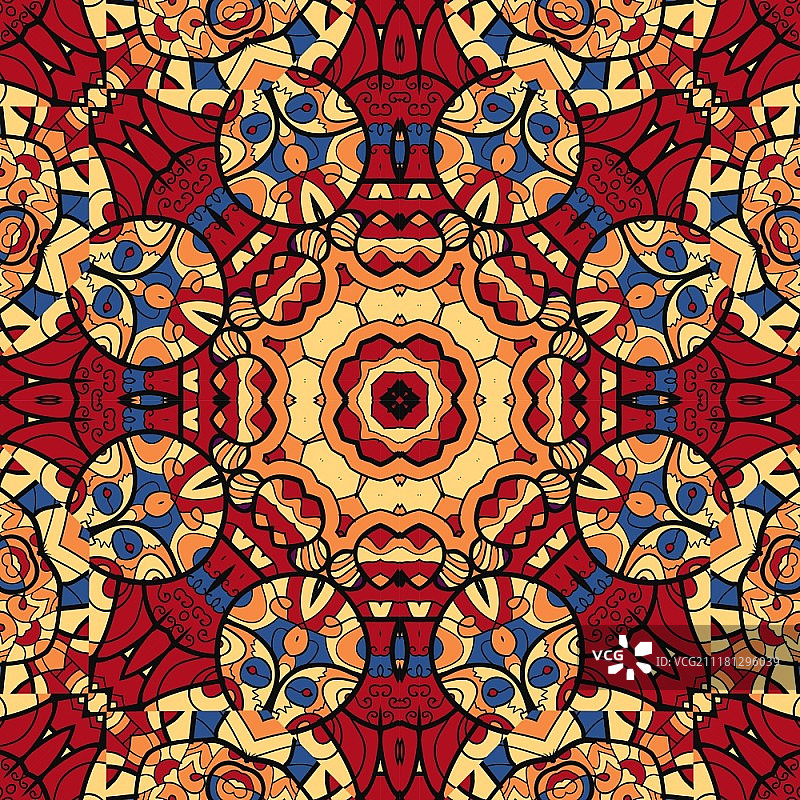 彩色抽象无缝纹理图片素材