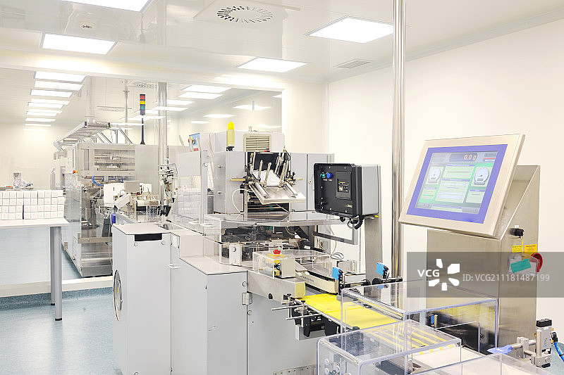 医药生产工厂内部图片素材