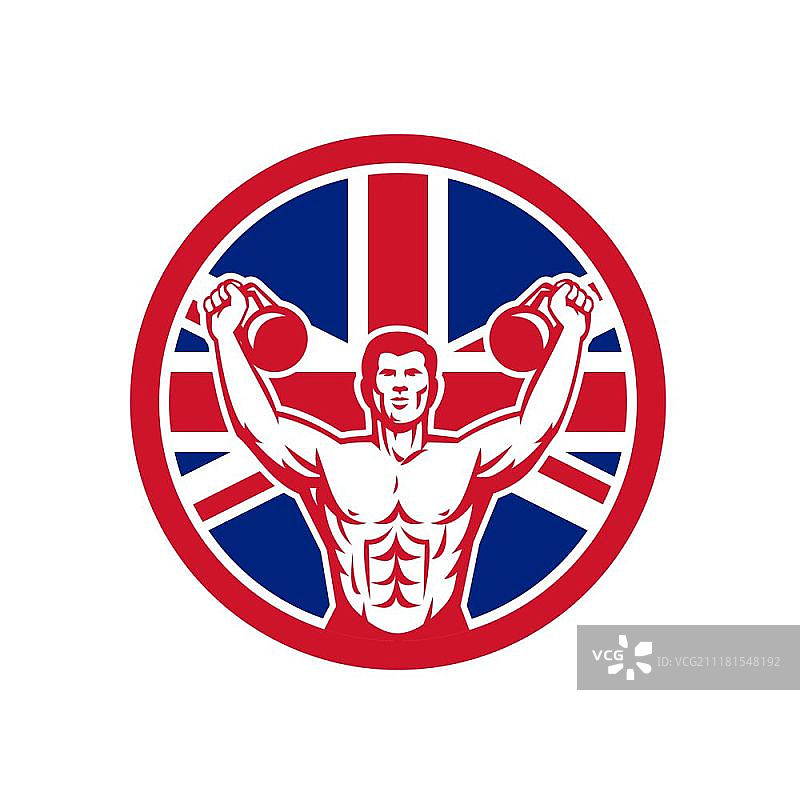 英国健身联盟杰克旗帜图标图片素材