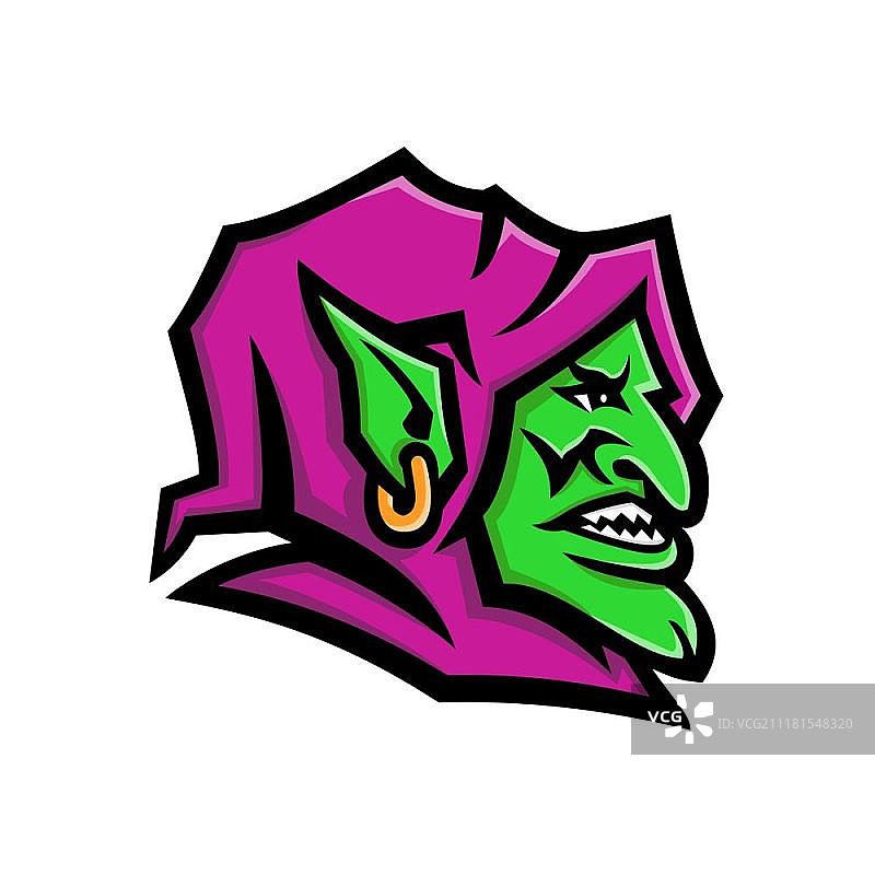 小妖精头像吉祥物图片素材