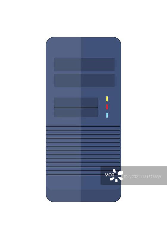 电脑主机系统矢量图图片素材