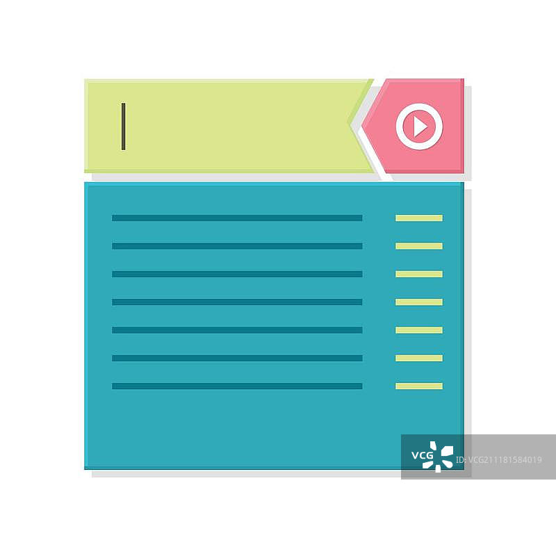 Web页面抽象窗口设计图片素材