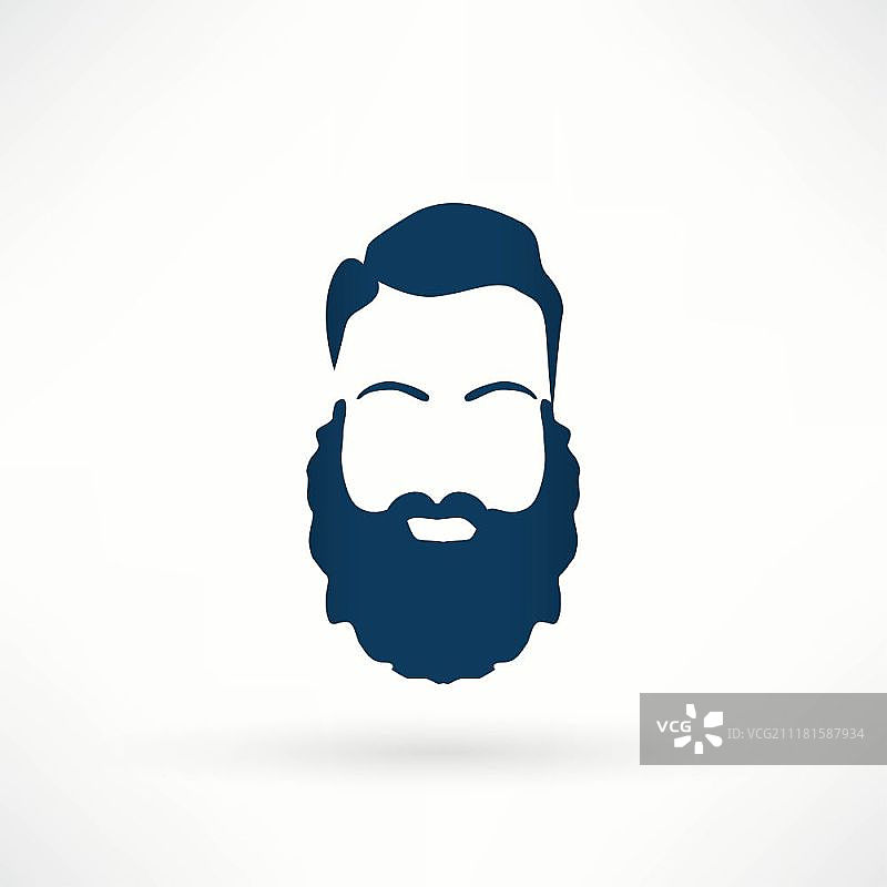 留着胡须的男人图片素材