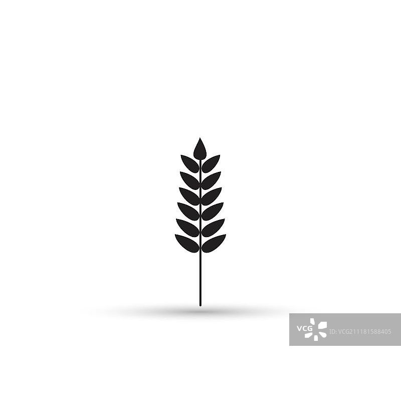 小麦图标图片素材