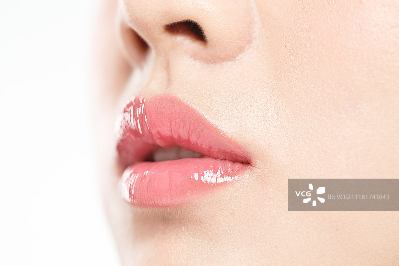 青年女人妆面图片素材