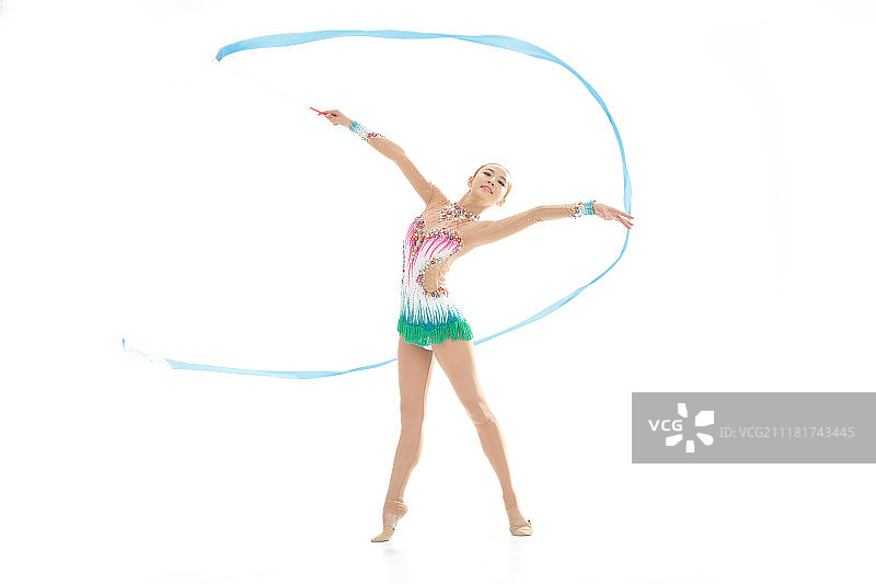 体操女运动员图片素材