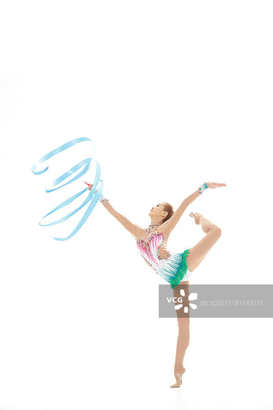 体操女运动员图片素材