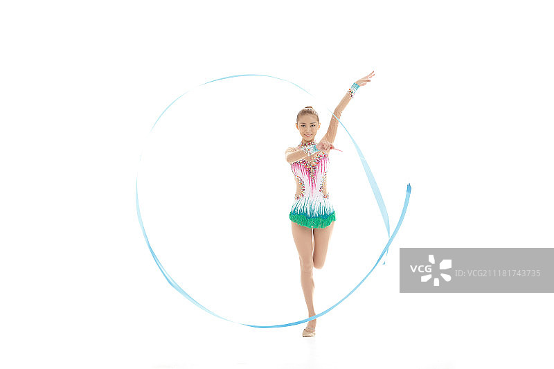 体操女运动员图片素材
