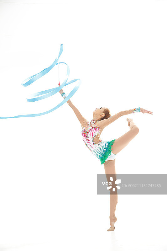 体操女运动员图片素材