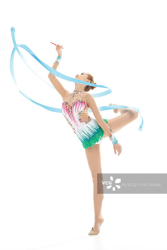 体操女运动员图片素材