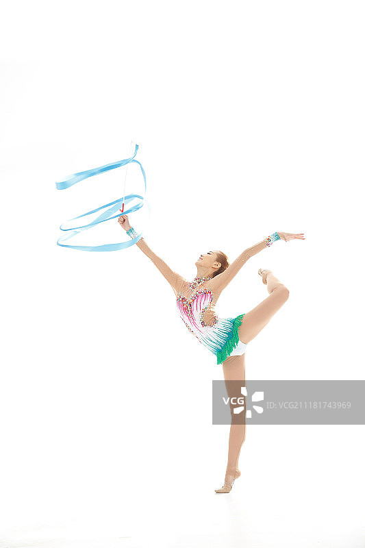 体操女运动员图片素材