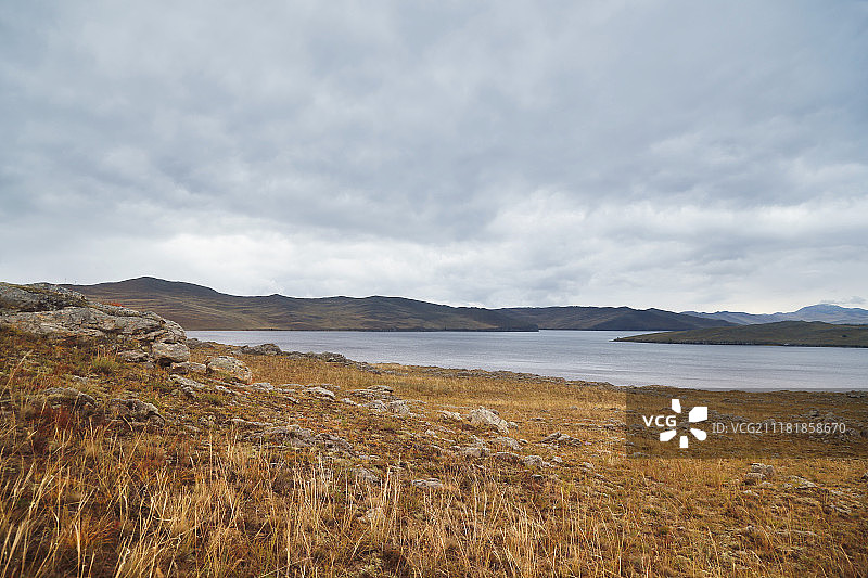 世界自然遗产贝加尔湖奥利洪岛图片素材