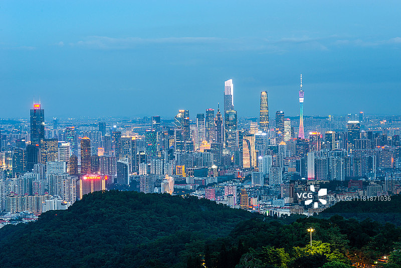 广州城市风光图片素材