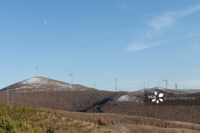 张北草原天路秋天风光图片素材