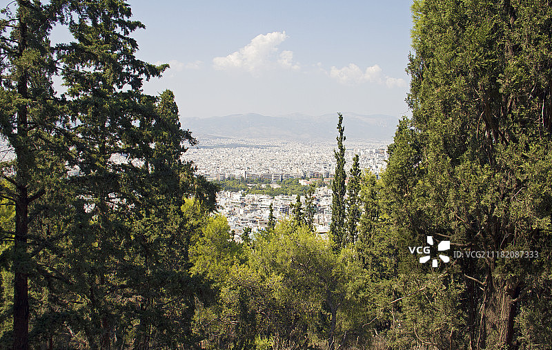希腊雅典的树木与景观图片素材