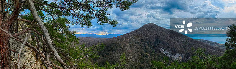 阿洪雄鹰岩景观图片素材