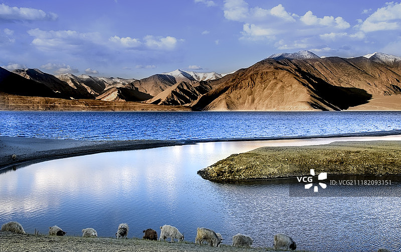 班公湖图片素材