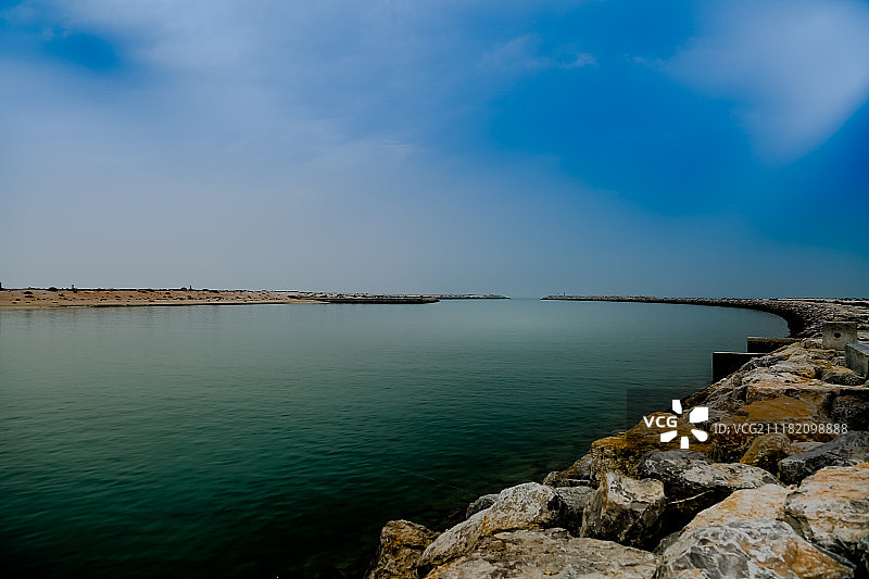 火烈鸟海滩图片素材