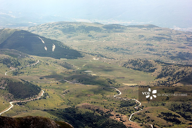 格兰萨索山谷风光图片素材