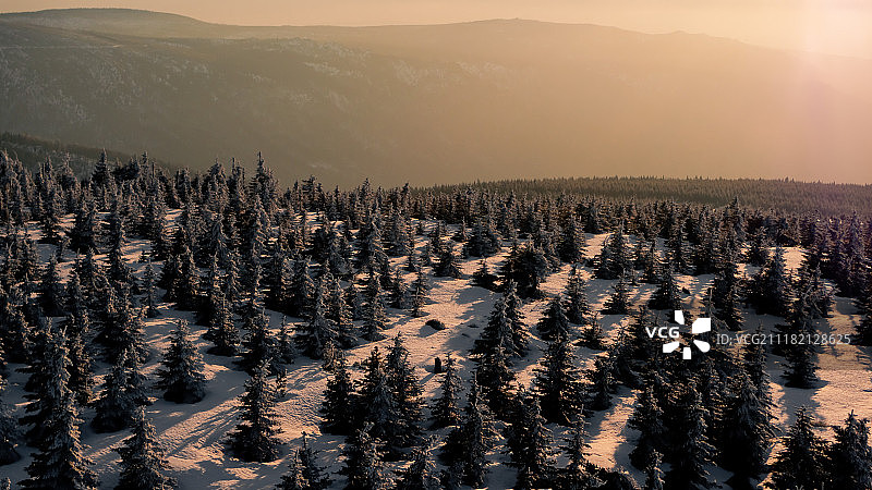 日落的观点图片素材