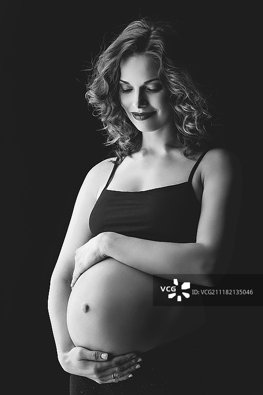 孕妇肖像图片素材