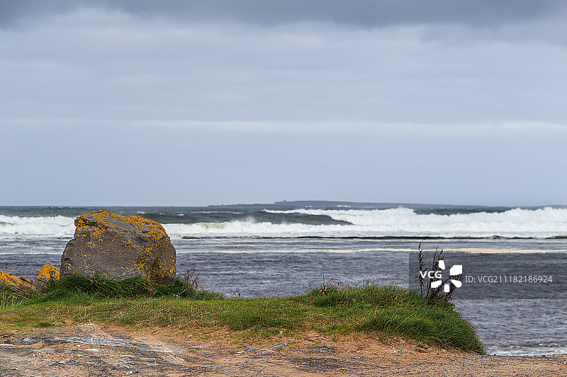 多莫尔海滩，爱尔兰图片素材