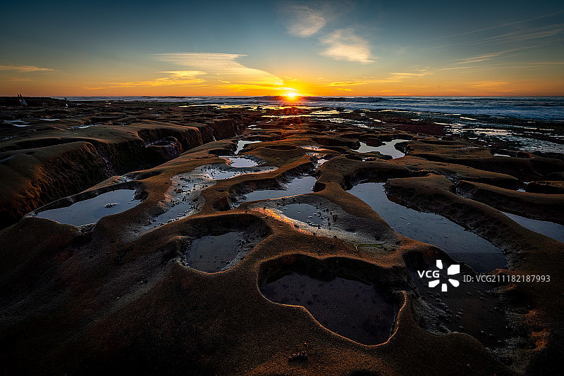 拉霍亚潮汐池图片素材