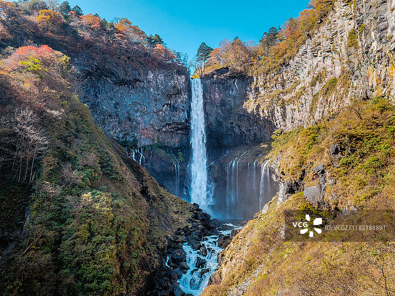 华严瀑布图片素材