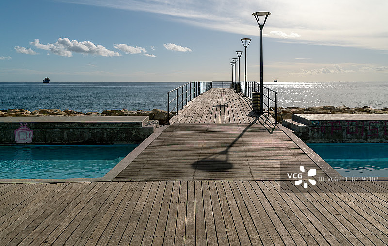 利马索尔码头图片素材