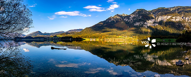 奥地利哈尔施塔特湖图片素材
