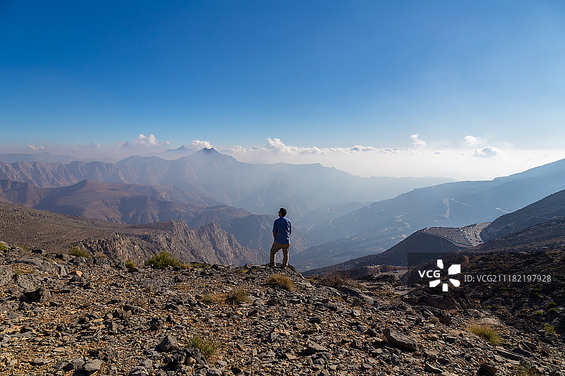 独自的旅行者图片素材