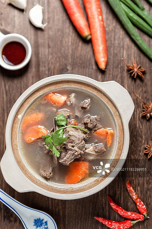 羊肉汤图片素材