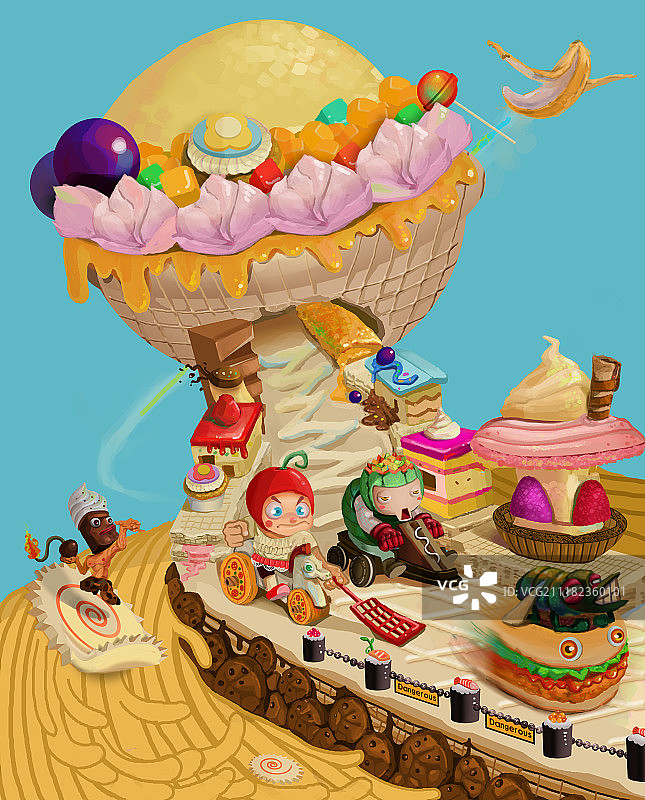 美食世界大作战图片素材