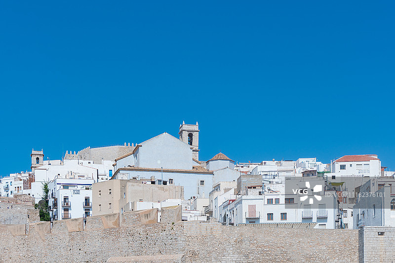 西班牙佩尼斯科拉小镇风光图片素材