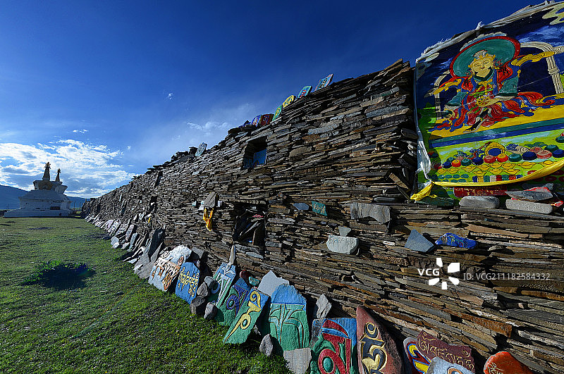 巴格玛尼石经墙图片素材
