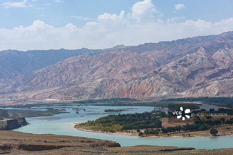青海贵德黄河自然风光图片素材