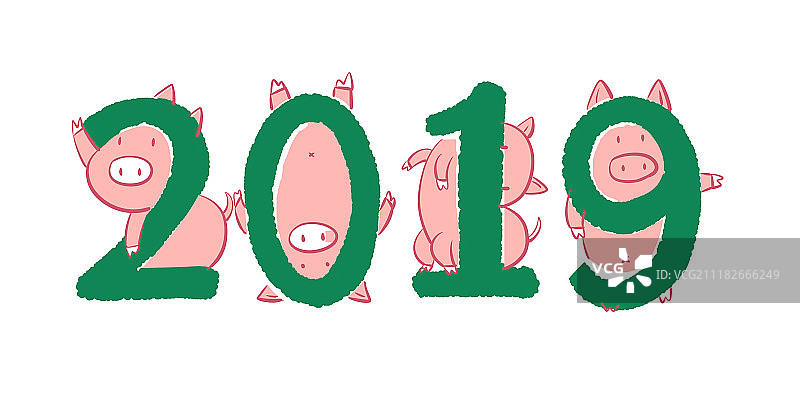 猪年2019图片素材
