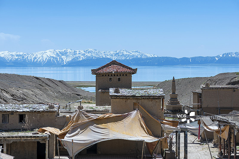 赛里木湖电影城图片素材