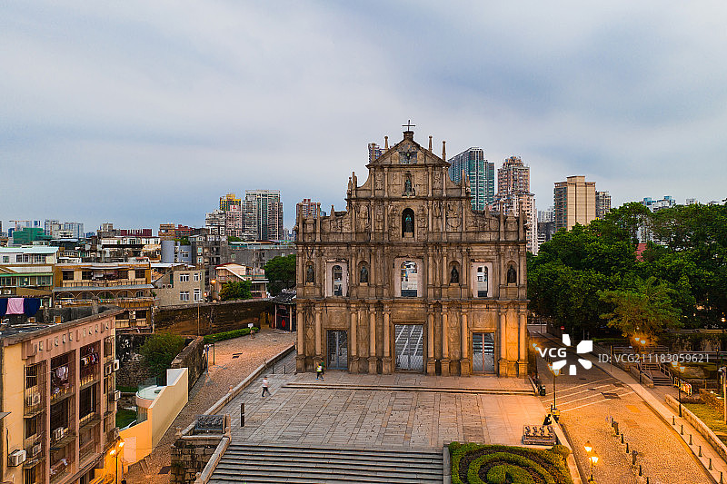 澳门大三巴图片素材