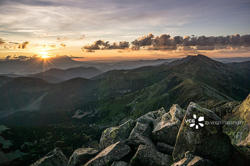 乔波克，塔特拉山脉图片素材