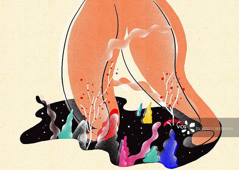 色彩的步伐图片素材