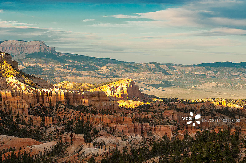 布莱斯峡谷日落图片素材