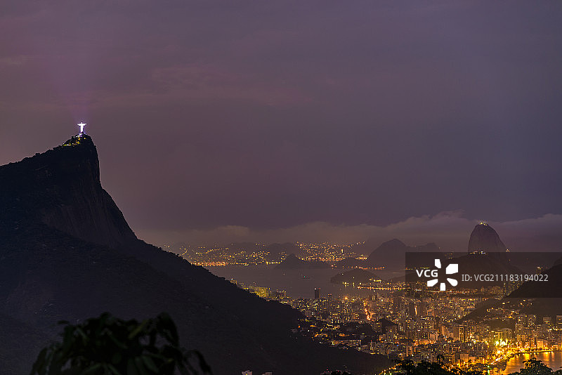 晚上的城市图片素材