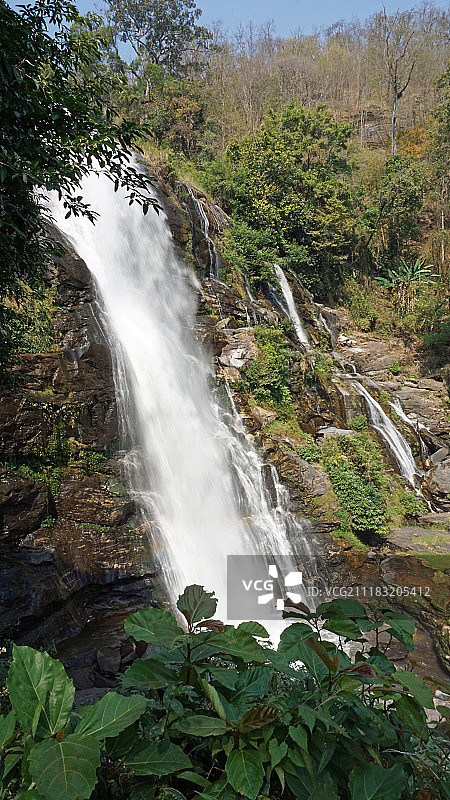 湄涯瀑布图片素材