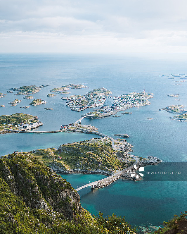 罗弗敦群岛景色图片素材