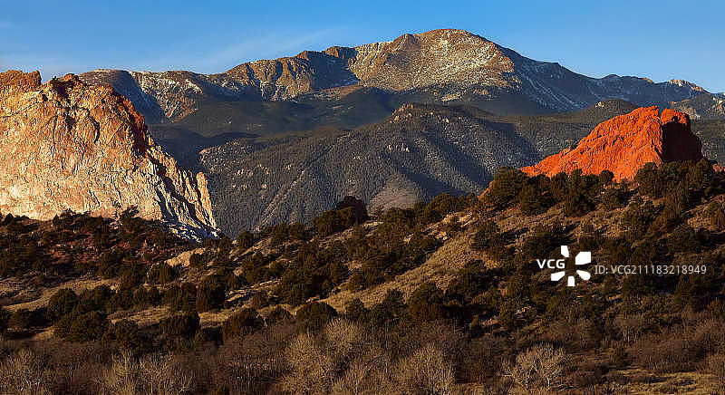 苏醒的派克峰图片素材