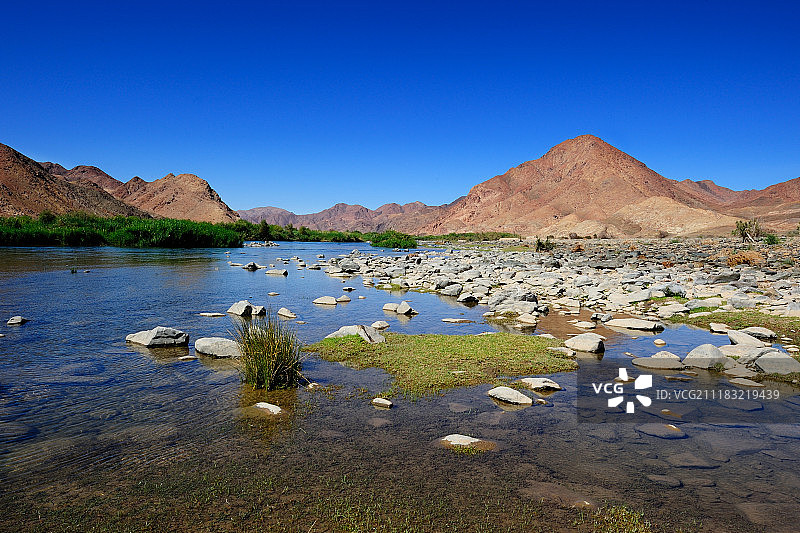 德霍普的橙色河流图片素材