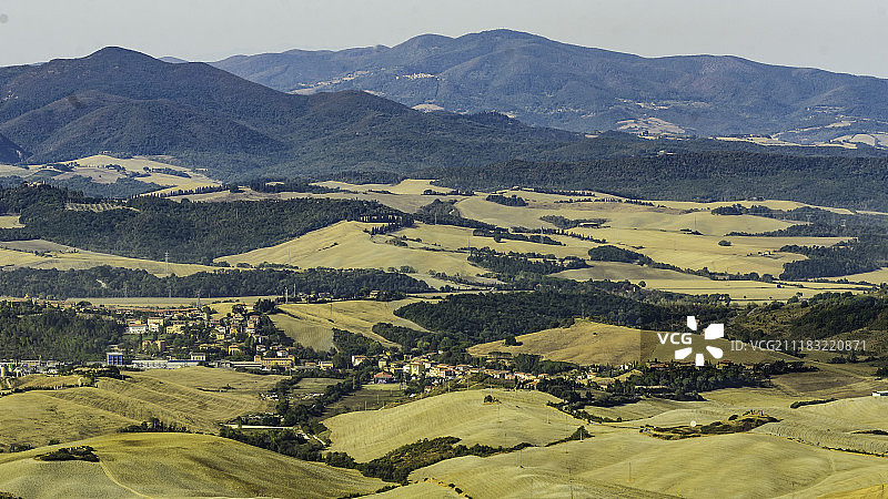 山区鸟瞰图图片素材