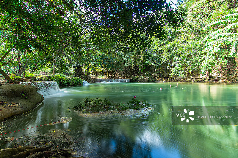 Chet Sao Noi瀑布国家公园图片素材